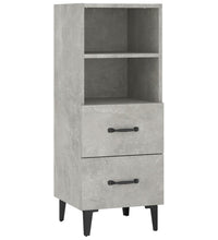 Sideboard Betongrau 34,5x34x90 cm Holzwerkstoff