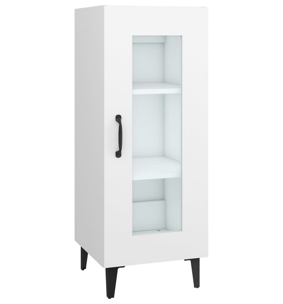 Sideboard Weiß 34,5x34x90 cm Holzwerkstoff