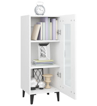 Sideboard Weiß 34,5x34x90 cm Holzwerkstoff