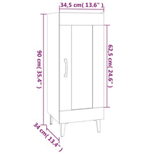 Sideboard Weiß 34,5x34x90 cm Holzwerkstoff