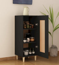 Sideboard Schwarz 34,5x34x90 cm Holzwerkstoff