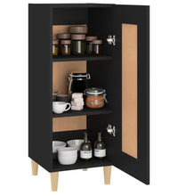 Sideboard Schwarz 34,5x34x90 cm Holzwerkstoff