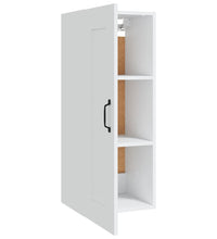 Hängeschrank Weiß 35x34x90 cm Holzwerkstoff