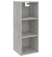 Wandschrank Betongrau 34,5x32,5x90 cm Holzwerkstoff