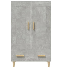 Highboard Betongrau 70x31x115 cm Holzwerkstoff