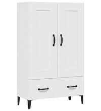 Highboard Weiß 70x31x115 cm Holzwerkstoff