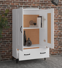 Highboard Weiß 70x31x115 cm Holzwerkstoff