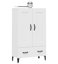 Highboard Weiß 70x31x115 cm Holzwerkstoff