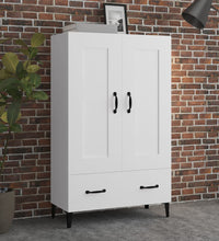 Highboard Weiß 70x31x115 cm Holzwerkstoff