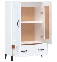 Highboard Hochglanz-Weiß 70x31x115 cm Holzwerkstoff