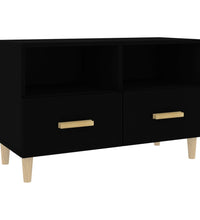 TV-Schrank Schwarz 80x36x50 cm Holzwerkstoff