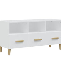 TV-Schrank Weiß 102x36x50 cm Holzwerkstoff