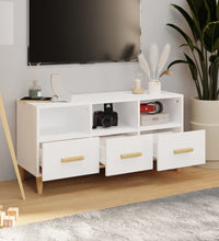 TV-Schrank Weiß 102x36x50 cm Holzwerkstoff