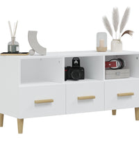 TV-Schrank Weiß 102x36x50 cm Holzwerkstoff