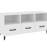 TV-Schrank Weiß 102x35x50 cm Holzwerkstoff