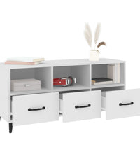 TV-Schrank Weiß 102x35x50 cm Holzwerkstoff