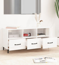 TV-Schrank Hochglanz-Weiß 102x35x50 cm Holzwerkstoff