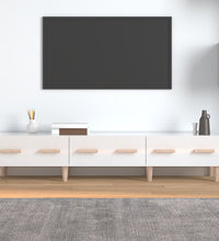 TV-Schrank Hochglanz-Weiß 150x34,5x30 cm Holzwerkstoff