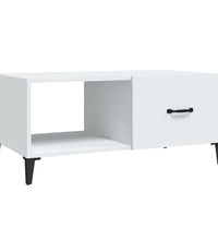 Couchtisch Weiß 90x50x40 cm Holzwerkstoff