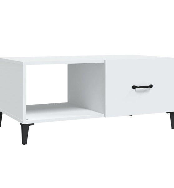 Couchtisch Weiß 90x50x40 cm Holzwerkstoff