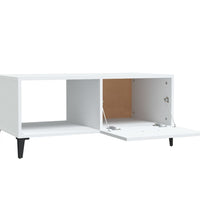 Couchtisch Weiß 90x50x40 cm Holzwerkstoff