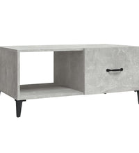 Couchtisch Betongrau 90x50x40 cm Holzwerkstoff