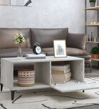 Couchtisch Betongrau 90x50x40 cm Holzwerkstoff