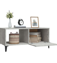 Couchtisch Betongrau 90x50x40 cm Holzwerkstoff