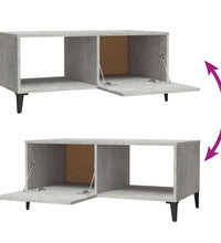 Couchtisch Betongrau 90x50x40 cm Holzwerkstoff
