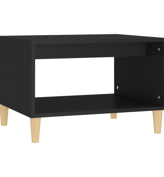 Couchtisch Schwarz 60x50x40 cm Holzwerkstoff
