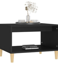 Couchtisch Schwarz 60x50x40 cm Holzwerkstoff
