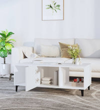 Couchtisch Weiß 102x50x40 cm Holzwerkstoff