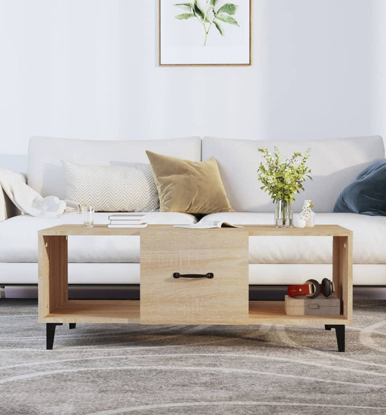 Couchtisch Sonoma-Eiche 102x50x40 cm Holzwerkstoff