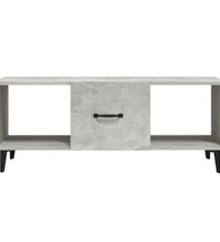 Couchtisch Betongrau 102x50x40 cm Holzwerkstoff