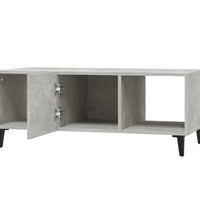 Couchtisch Betongrau 102x50x40 cm Holzwerkstoff