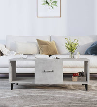 Couchtisch Betongrau 102x50x40 cm Holzwerkstoff