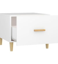 Couchtische 2 Stk. Weiß 50x50x40 cm Holzwerkstoff