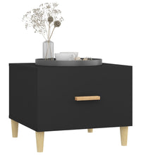Couchtisch Schwarz 50x50x40 cm Holzwerkstoff