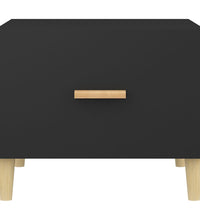 Couchtisch Schwarz 50x50x40 cm Holzwerkstoff