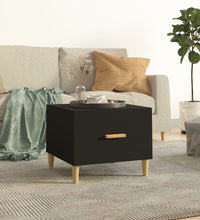 Couchtisch Schwarz 50x50x40 cm Holzwerkstoff