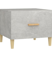 Couchtisch Betongrau 50x50x40 m Holzwerkstoff