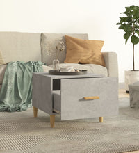 Couchtisch Betongrau 50x50x40 m Holzwerkstoff