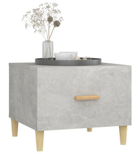 Couchtische 2 Stk. Betongrau 50x50x40 cm Holzwerkstoff