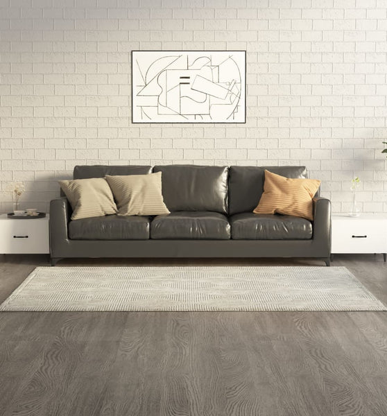 Couchtische mit Metallbeinen 2 Stk. Weiß 50x50x40 cm