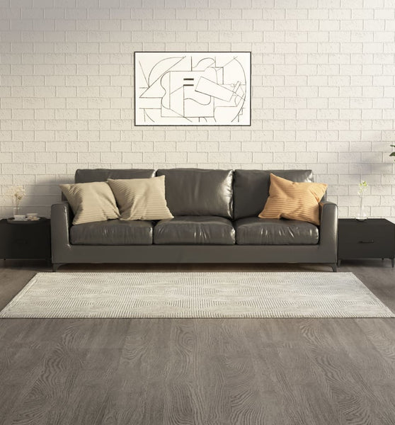 Couchtische mit Metallbeinen 2 Stk. Schwarz 50x50x40 cm