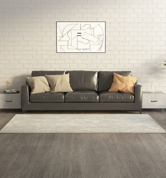 Couchtische mit Metallbeinen 2 Stk. Betongrau 50x50x40 cm