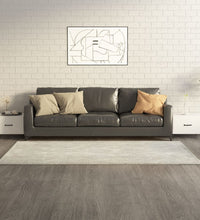 Couchtische mit Metallbeinen 2 Stk. Hochglanz-Weiß 50x50x40 cm