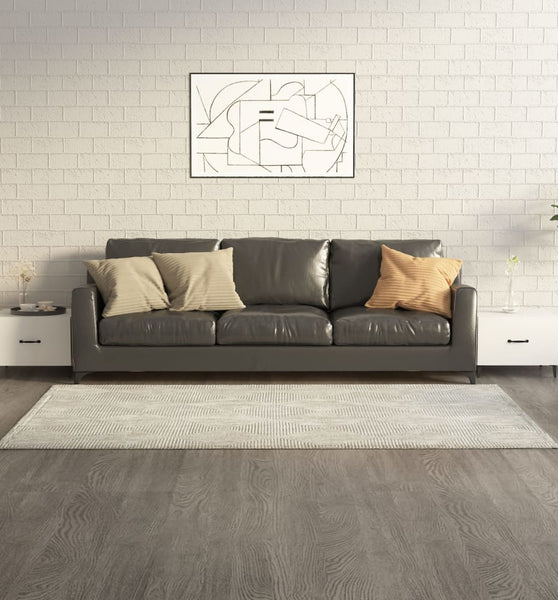 Couchtische mit Metallbeinen 2 Stk. Hochglanz-Weiß 50x50x40 cm