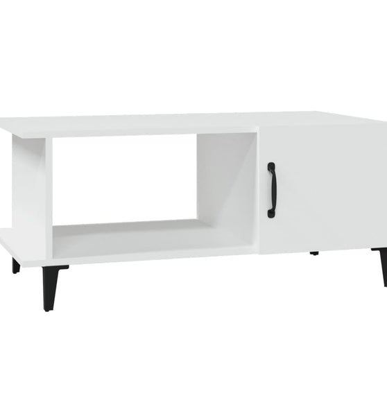 Couchtisch Weiß 90x50x40 cm Holzwerkstoff