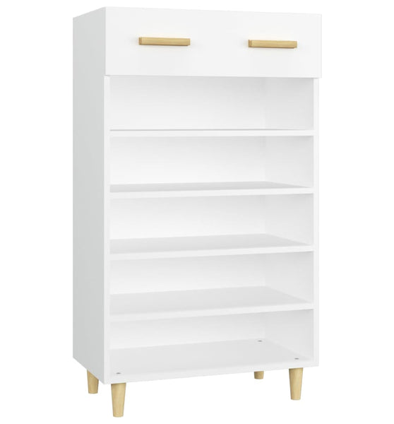 Schuhschrank Weiß 60x35x105 cm Holzwerkstoff